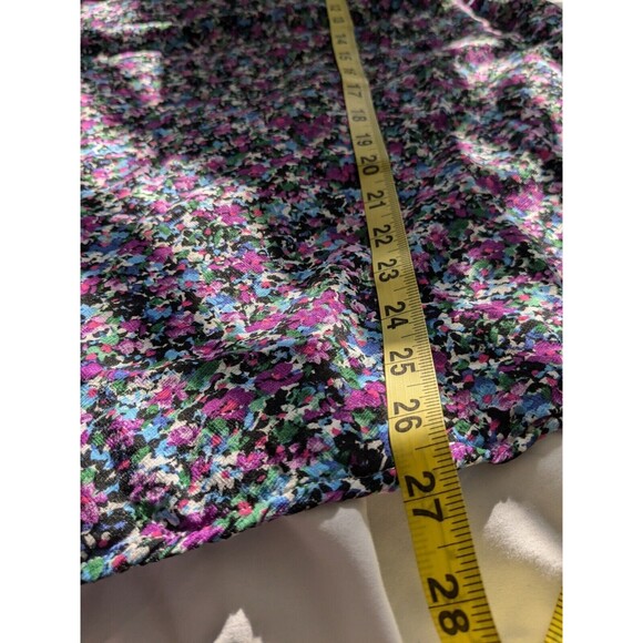 AVA VIV Tops Womens 1X Blouse Multi Floral Balloon Long Sleeve Boho Chic Cottage - Picture 13 of 13